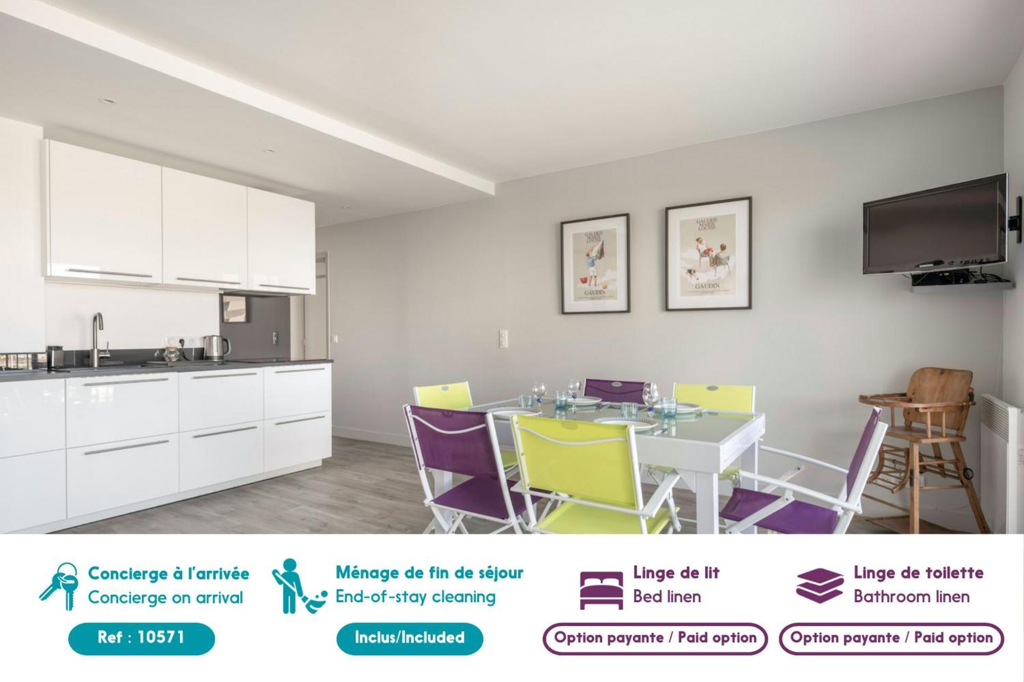 Appartement Pour 4 Avec Vue Sur La Marina Pornichet Exteriér fotografie